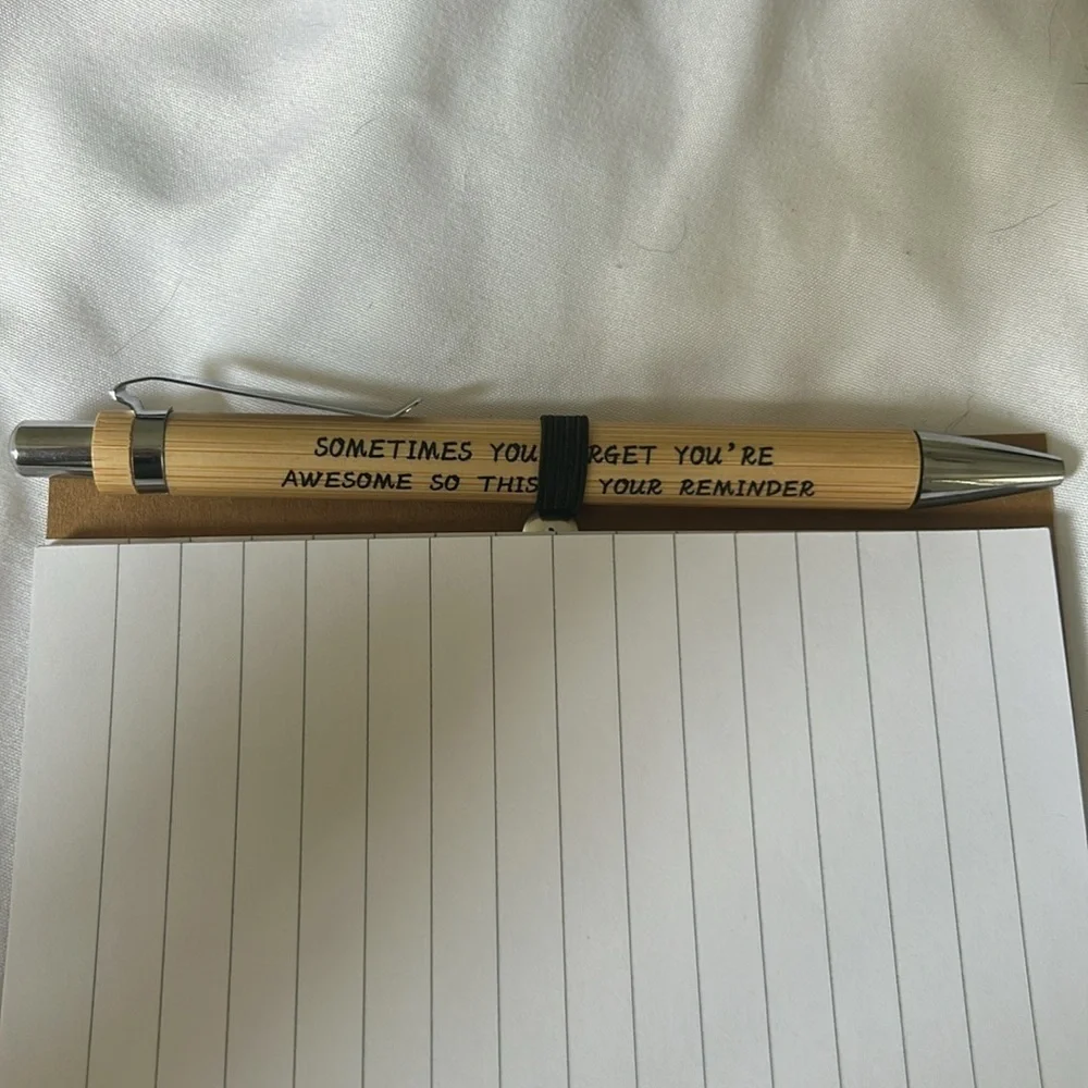 Thank you gift sometimes you forget you’re awesome small notepad pen sticky note